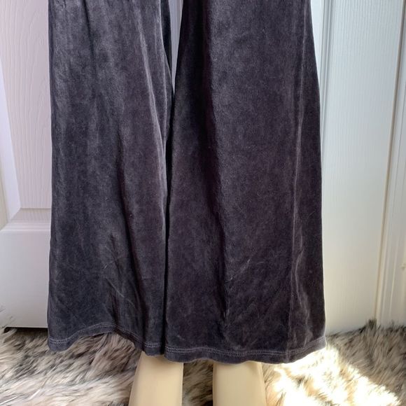 Juicy Couture Track Suit Set Jacket & Pants Velour S/P Dark Gray - Picture 11 of 16